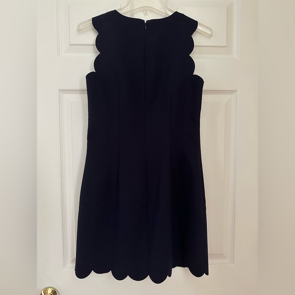 NWT J. CREW Women’s Scalloped Navy Dress - Picture 5 of 10